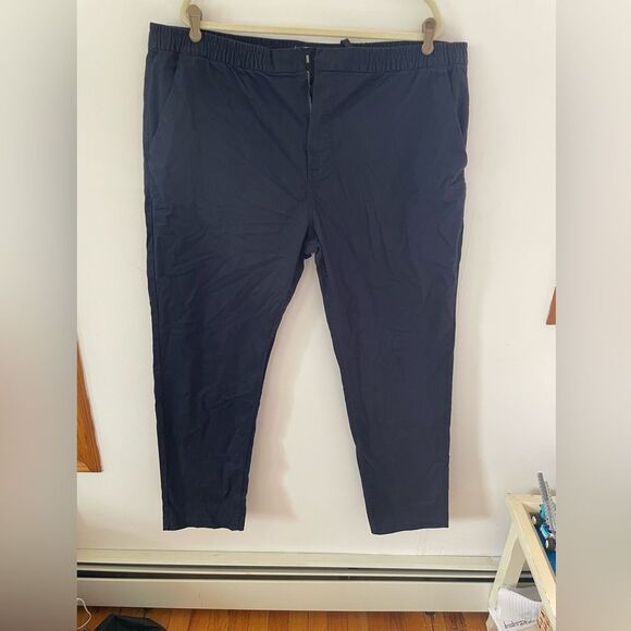 Amazon essentials Men's chino Navy Pants size XXL inseam 32 NWT - Picture 1 of 10